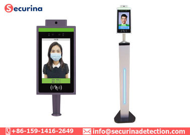 AI Biometric Thermal Imaging Temperature Measurement Thermometer Panel With Face Recognition Camera